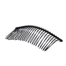 5pcs Metal Hair Comb Slide Side Findings Hair Jewelry Findings Tool Black