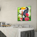 5D Full Round Drill Diamond Painting DIY Parrot Rhinestone Mosaic Picture