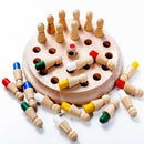 Wooden Memory Match Stick Chess Game Fun Block Board G Gw