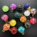 16MM Mini Glass Bottles with Beads Pendant Ornaments Jewelry Making N3C9 T6 U0C0