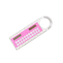 Mini Calculator Fashion Multifunction 10CM Ruler School Office Student Supp C4O5