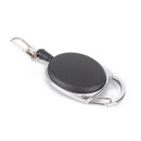 Retractable Key Chain Reel Steel Cord Recoil Belt Key Ring Badge Holder Outdo 3C