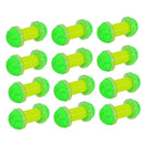 12pcs/Set Cat Dumbbell Bell Balls Pet Sound Rattle Plastic Interactive Toys
