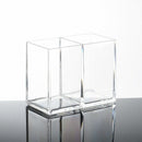 Clear Acrylic Makeup Brush Holder Pen Pencil Cup Holder Cosmetic Storage Ca