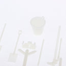 1/16  Trucks Plastic Tool Kits Ladder Oil Tank Shovel Models for WPL