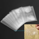 10 PCS Credit Card 3 X Magnifier Magnifying Sheet Lens Emergency Reading Clear