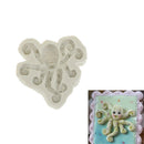 Octopus Silicone Fondant Mold Cake Decorating Tool Chocolate Gumpaste Mould JR