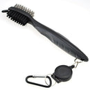 Pure Cotton Golf Towel Brush Tool Kit with Club Groove Cleaner Retractable  I8S1