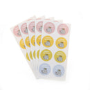 40x/5 sheets elephant happy birthday packaging seals stickers label cute LJ