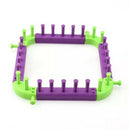 Knitting Loom Long Ring Set Hat Socks Scarves Maker Wool Yarn Needle Knit H M8A3