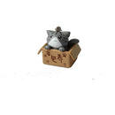 Cute 1pc Pretty Cartoon Cat In The Box Cell Phone Charm at Random Dream ON