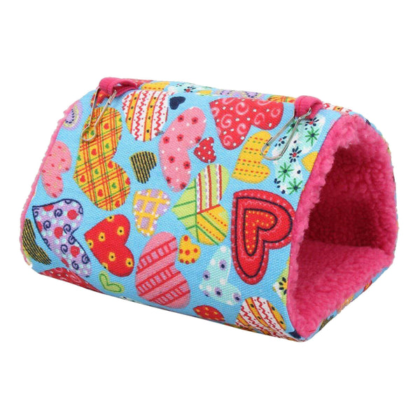 Pet Bird Parrot Budgie Hammock Cage Hut Tent Bed Hanging Cave Bed Heart S