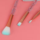 10PCS Diamond Eyeshadow Eyebrow Blending Brush Set Eye Make-up Brushes lj