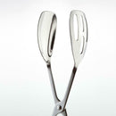 Stainless Steel Bread Clip Scissors Shape Food Salad BBQ Tongs Kitchen Tool