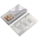 String Action Ruler Gauge Tool for Electric Bass and Acoustic Guitar, Stainless