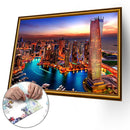 Paper Puzzles 1000pcs Modern Building Assemble for Adults Kids Jigsaw Toys A