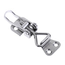 2pcs Stainless Steel Hasp Clasp Latches, Marine Boat Anti-Rattle Cabinet Door