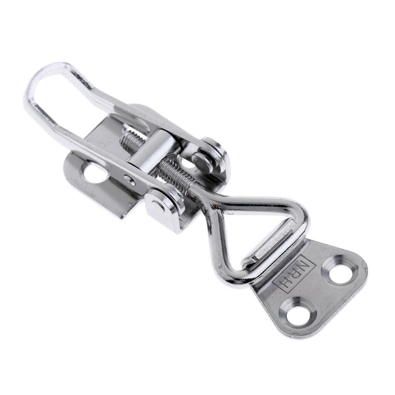 2pcs Stainless Steel Hasp Clasp Latches, Marine Boat Anti-Rattle Cabinet Door