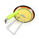 2pcs Stainless Steel Foldable Dish Clip Anti-hot Clamp Gripper Kitchen Tool