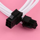6-Pin PSU Power Supply Cable, 30cm 6-Pin Male to Female M/F Extension Cable 6