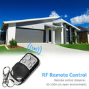 4 Button RF Remote Control 433 MHz Electric Gate Garage Door Fob Controller