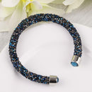 Crystal Cuff Bracelet Opening Bangles Women Girl Fashion Charm Jewelry Gift