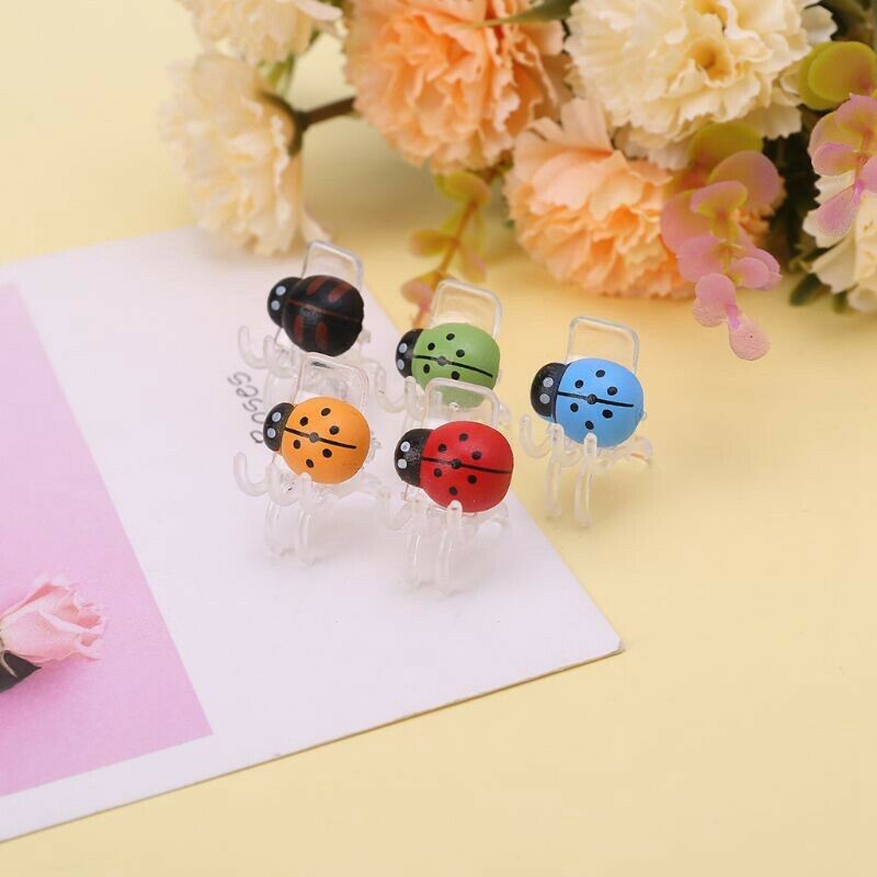 30 Pcs Orchid Clips, Ladybug Plant Clips, Garden Support Clips Durable Plan