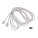 2 X 4-pin RGB Extension Cable Wire Connector For 5050