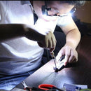 Super Cool LED Reading Lights Clip On  Safety Glasses Glasses Torch Lamp