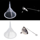 3pcs Small Metal & Plastic Funnels for Filling Mini Bottles or Containers