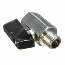 Chrome Brass 1/4inch Bsp Ball Valve Threads Tap Male to Female Air Compress