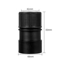 Industrial/Household Plastic 15L Vacuum Hose Adapter Pipe Connector