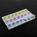21 Grids Weekly Pills Storage Box Stationery Candy Holder Home Organizer