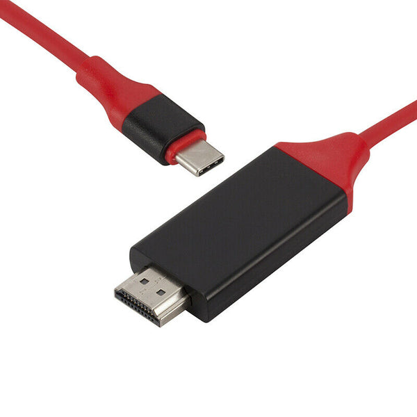 USB-C Type C to HDMI Cable AV TV Adapter USB 3.1 Plug And Play 4K HD Video Nw