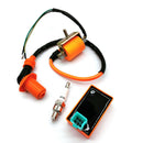 Performance Ignition Coil CDI Box Spark Plug 50cc-125cc ATV Dirt Bike Go Kart