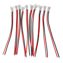 10Pcs 100mm 51005 2-Pin Connector Cable Wire Male/Female For RC Lipo Battery