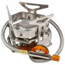 Wind Proof Outdoor Gas Burner Camping Stove Lighter Tourist Equipment Kitch R5T3