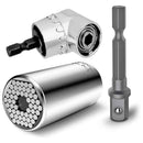 Universal Torque Wrench Socket Sleeve Spanner+105 Degree Angle Power Drill