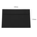 10pcs Black paper envelope plain and plain postcard bag