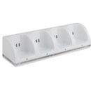 Portable 4 Ports Charging Dock Station + 4 * 2800mAh Rechargeable Batteries For