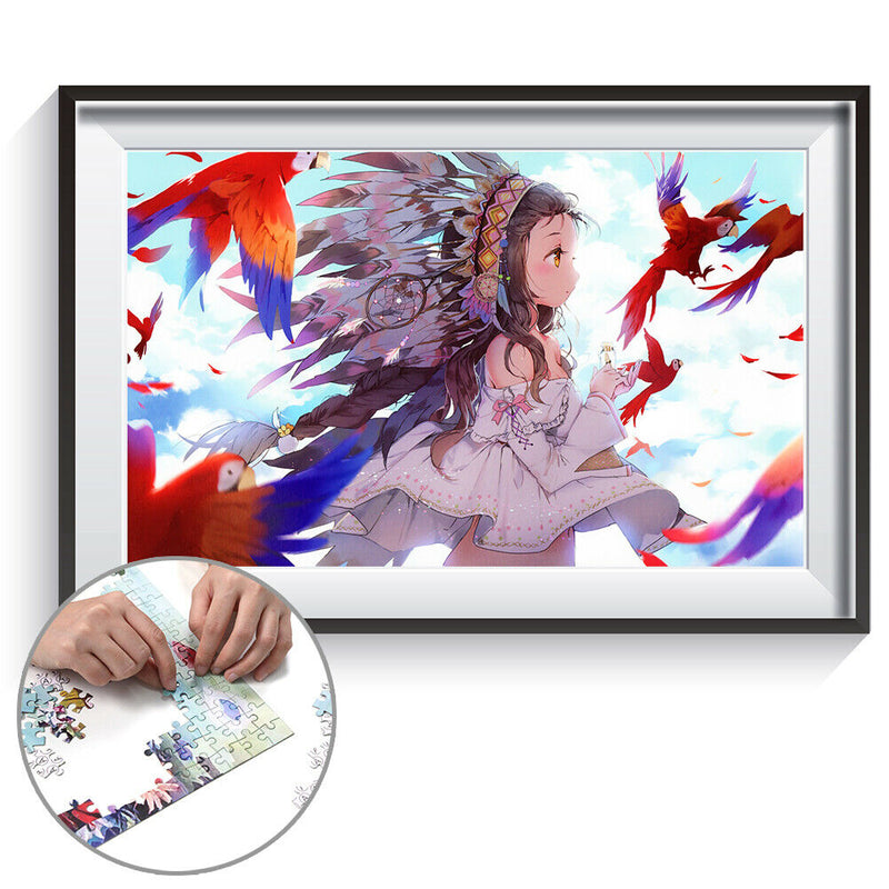 1000pcs Ethnic Girl Jigsaw DIY Paper Puzzle Kids Adults Educational Picture