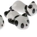 3x Cute Mini Panda Porcelain Ceramic Chopstick Rest Rack Holder Stand Tray M3C