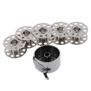 6pcs Metal Bobbins Spool Sewing Craft Tool for Sewing Threads Bobbins Accessory