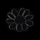 1000Pcs Clear Ponytail Holder Elastic Rubber Band Hair Ties Ropes Transparent ES