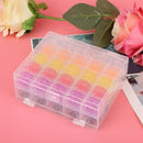 50Pcs Bobbin Hardcover Plastic Box Double Bobbin Case Bottom Bobbin Thread