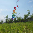 110cm Rainbow Wind Spinner Hanging Wind  Garden Park Tent Decor