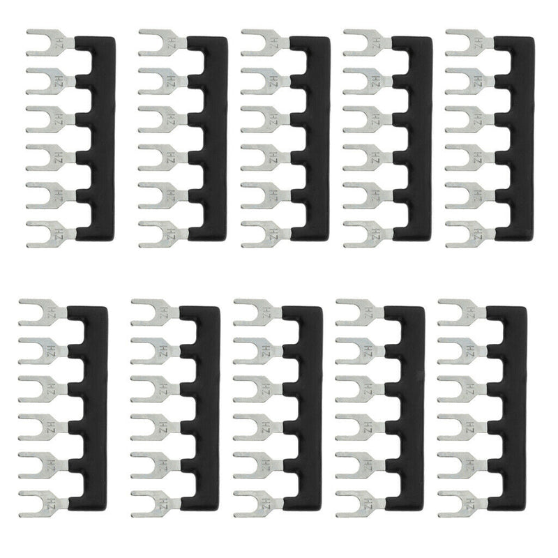 20 Pcs 6-position Fork Pre-insulated Terminal Block Terminal Block
