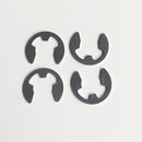 120PCS Stainless Steel Internal E-Clip Retaining Ring Assortment Kit 1.5-10mm