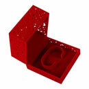 Hollow Engagement Wedding Jewelry Box Holder Display Gift Bracelet box Red
