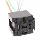 5Pcs 5 Pin DC 12V Automotive Car Wiring Harness Connector Relay Socket for Car